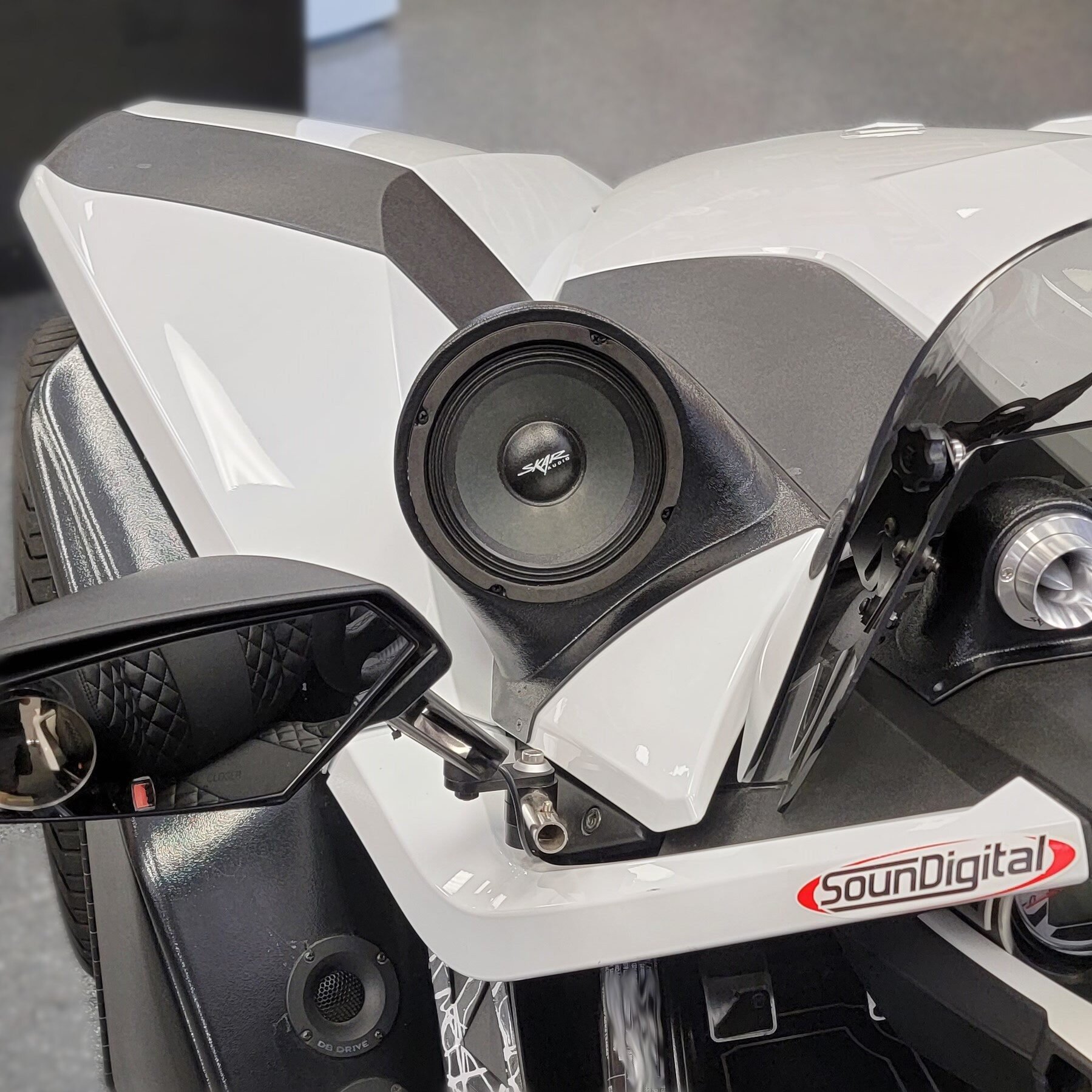 6.5″ Hood Speaker Pods – 2015–2021 Polaris Slingshot