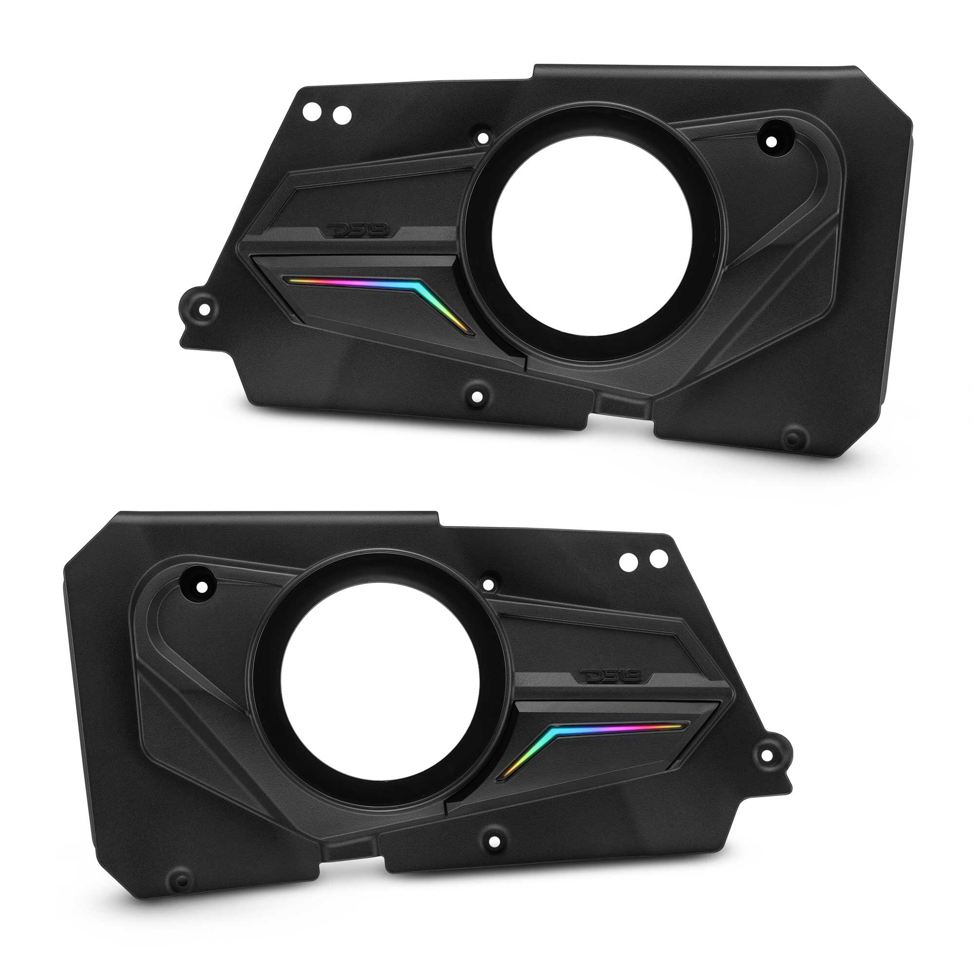 DS18 RZR-BD6 Polaris RZR-XP 2014-2023 Rear Door Panels for 6.5″ Speakers with Digital LED Lighting