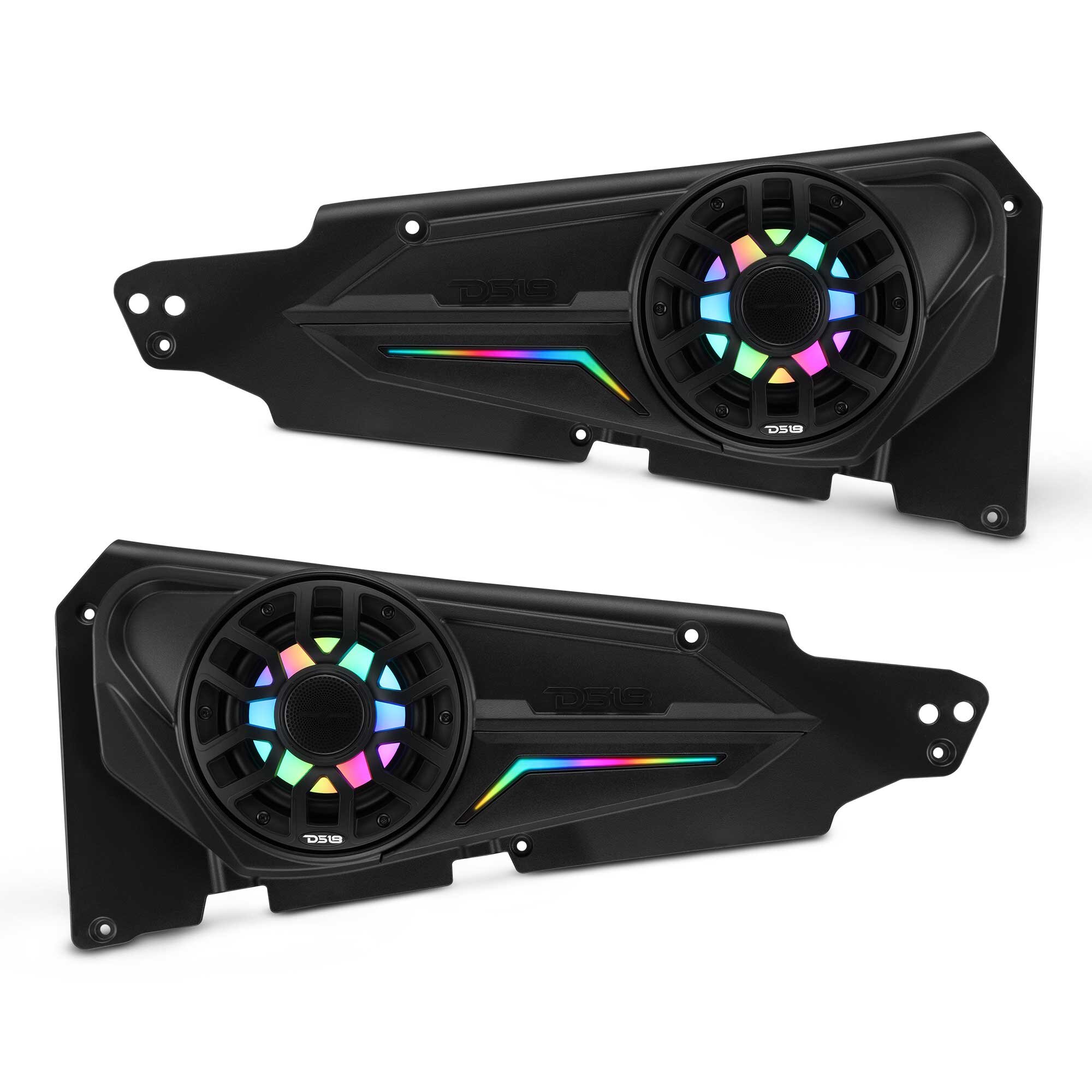 DS18 RZR-FD6LD Polaris Front Door Panels Loaded with 6.5″ NXL-iQ Coaxial Speakers for RZR-XP Models (2014-2023)